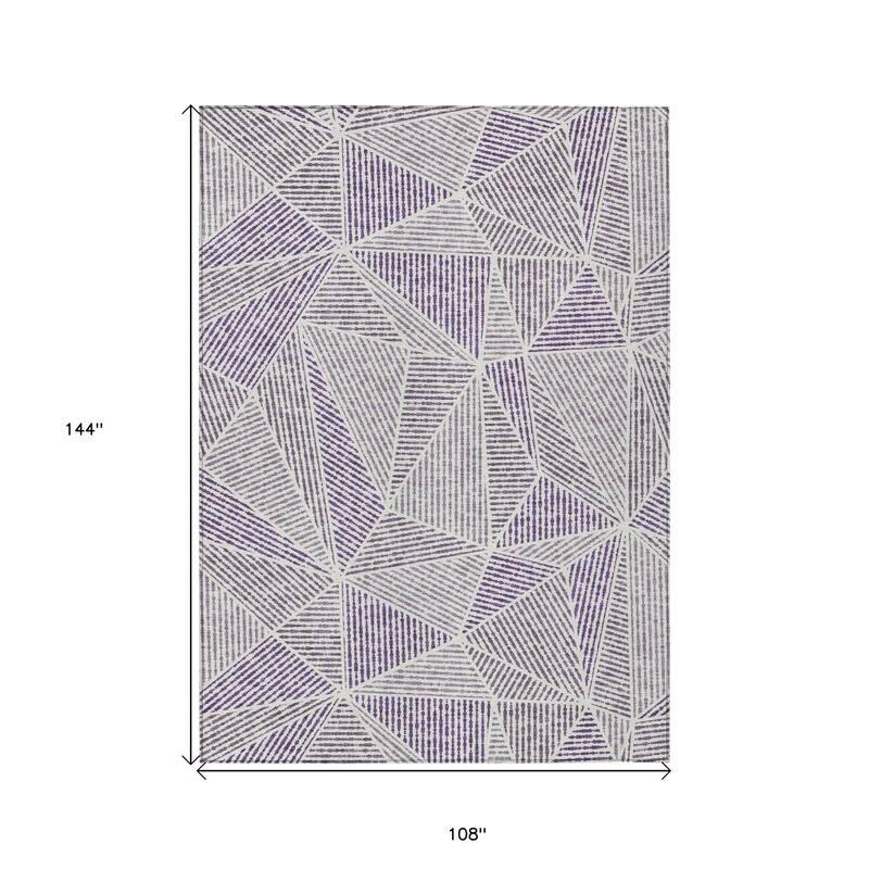 HomeRoots Geometric Transitional Rectangle Outdoor Rug