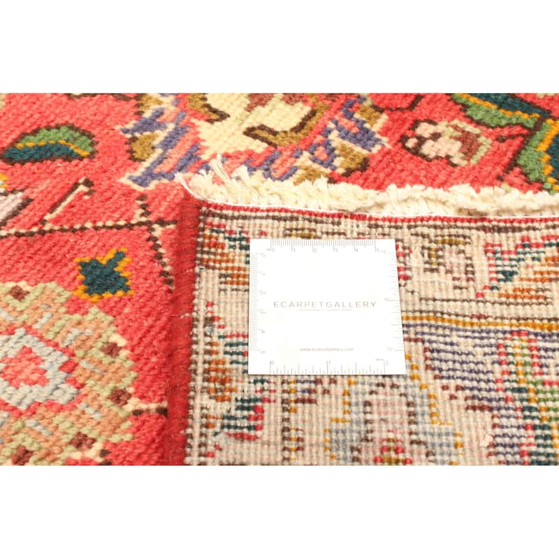 ECARPETGALLERY Hand-knotted Antalya Vintage Red Wool Rug - 4'9 x 6'6