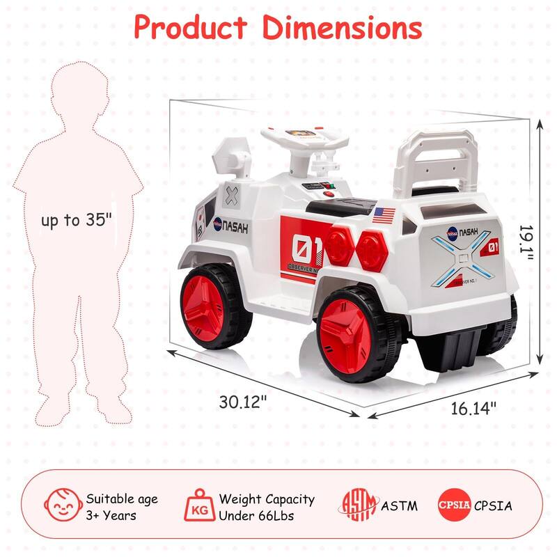 Kids Ride On Car, Powerful and Safe Ride-On Toy