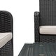 preview thumbnail 53 of 52, SAFAVIEH Outdoor Aboka 4-Piece Conversation Patio Set