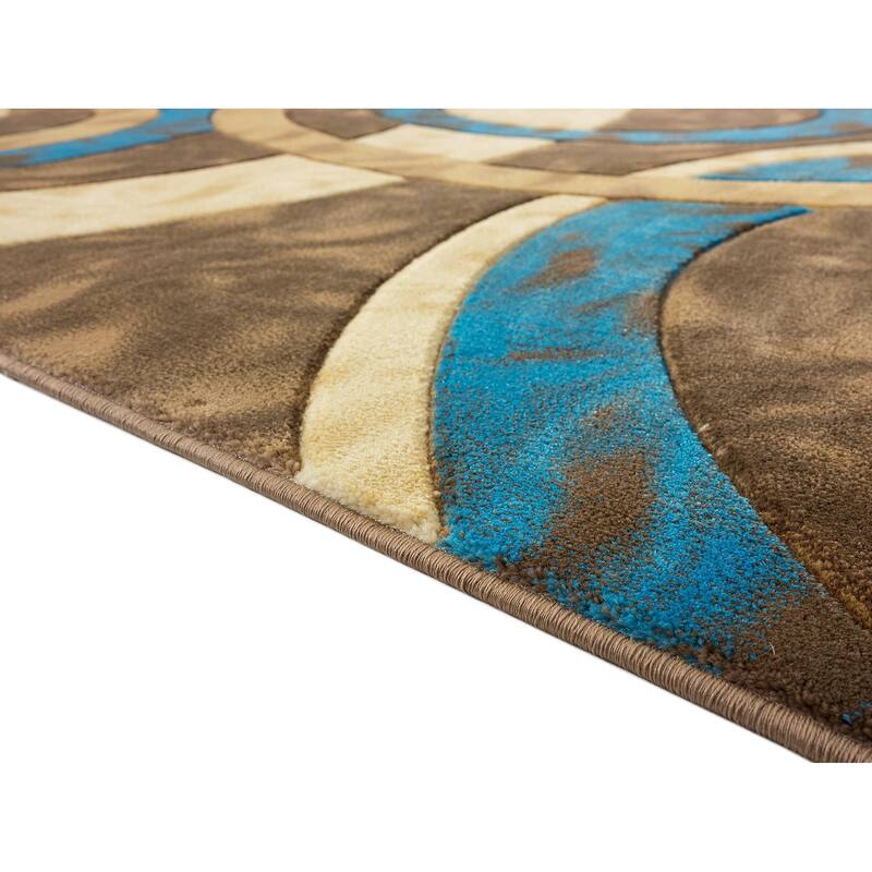 Orelsi Collection Abstract Area Rug