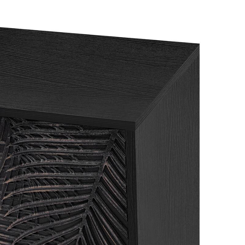 47.2'' Modern TV Stand Media Console with Wood Legs, Entertainment Center for TVs up to 43'' for Living Room