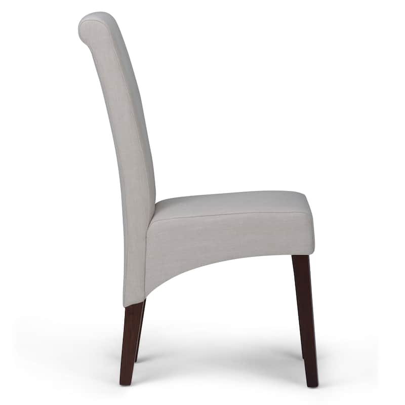 WYNDENHALL Franklin Transitional Deluxe Parson Dining Chair (Set of 2) - 17.7"w x 19.7"d x 40.2"h