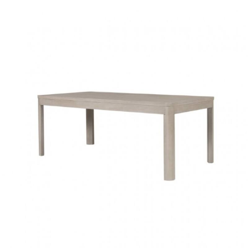 Giva Dining Table, Farmhouse Rectangular Natural Brown Wood 78 Inch