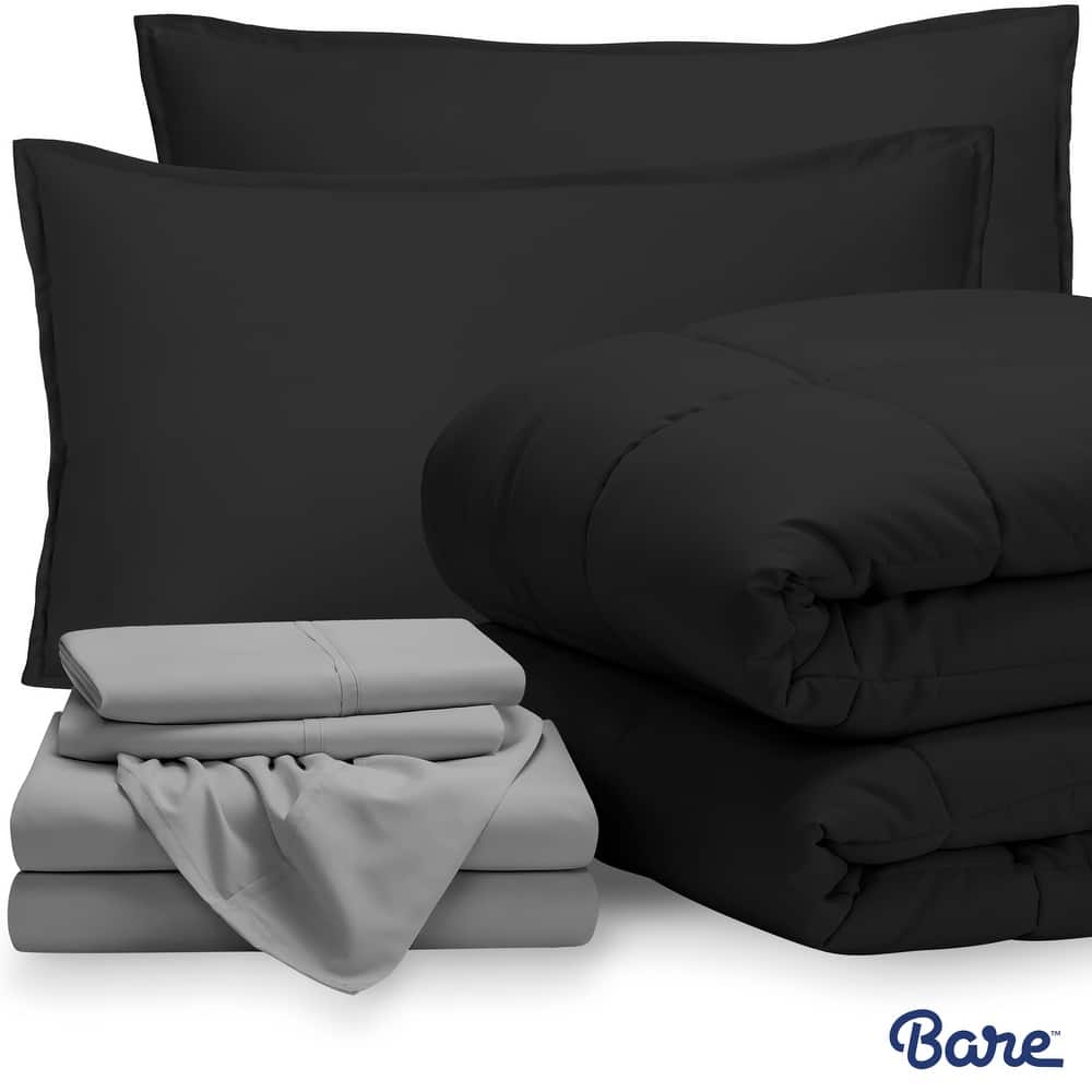 Bare Home Bed-in-a-Bag Down Alternative Comforter & Sheet Set