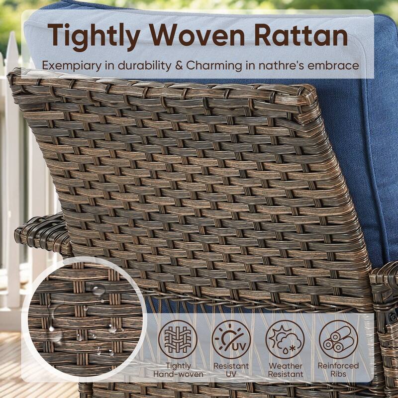 Gymojoy Patio Furniture Set with Professional Outdoor Cushions