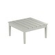 preview thumbnail 31 of 56, Laguna Poly Eco-Friendly 32-inch Square Outdoor Coffee Table Sand