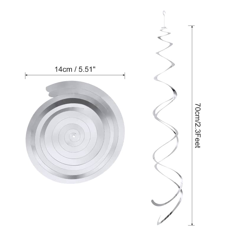 18 Pcs Party Hanging Double Strip with Hang Tag Hook - Silver