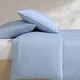 preview thumbnail 30 of 52, Calvin Klein Washed Percale Solid Cotton Duvet Cover Set