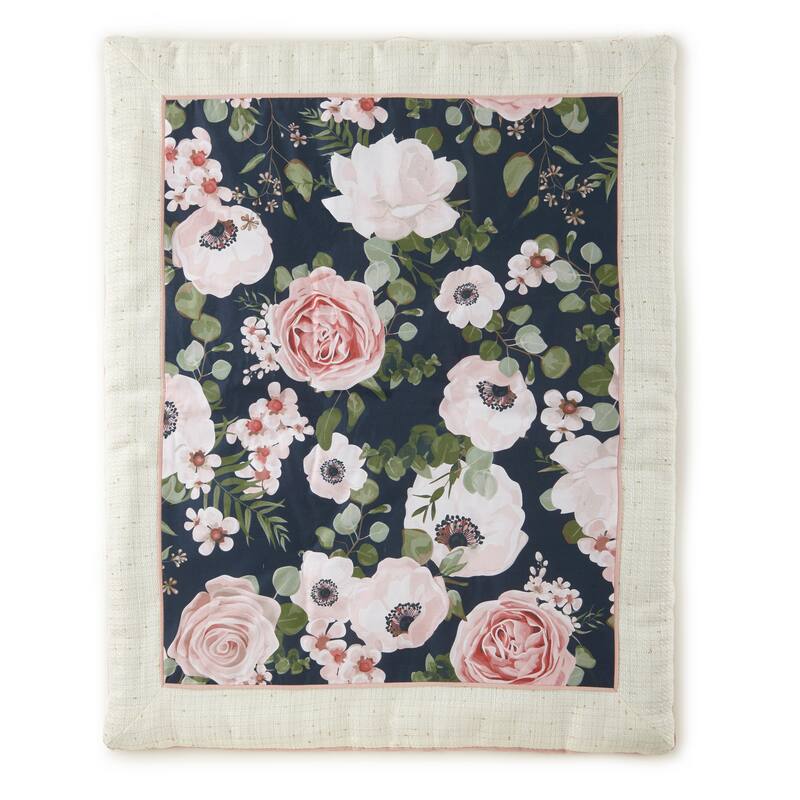 Fiori 4PC Bedding Set - Q, DR, FS, Wall Decal - Levtex Baby