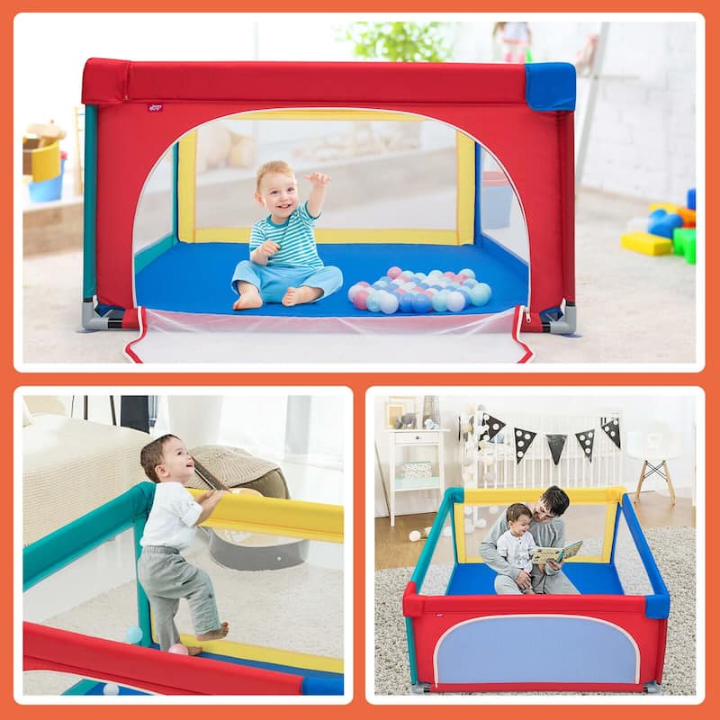 Costway Baby Playpen Infant Large Safety Play Center Yard w/ 50 Ocean - See Details