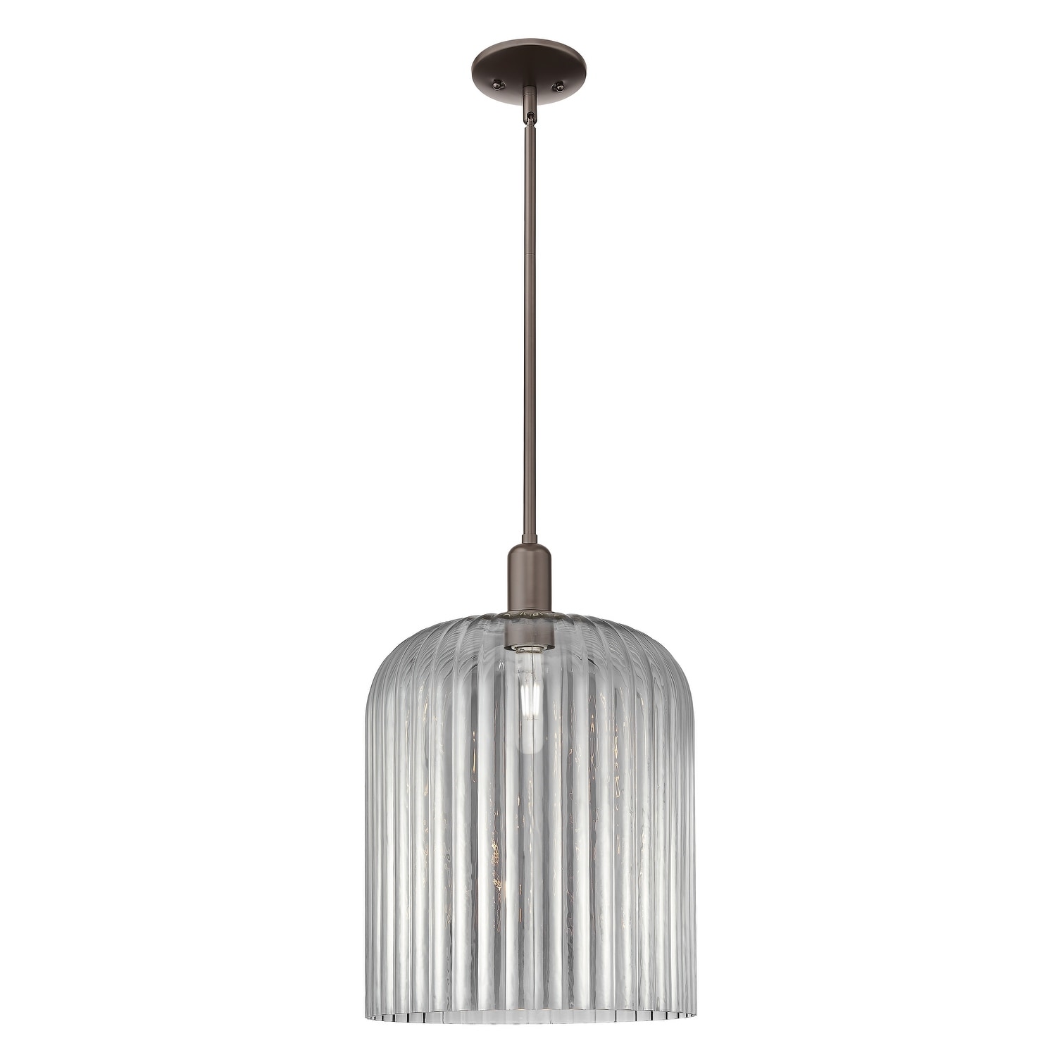 Innovations Lighting Downtown Urban - Bridal Veil - 1 Light 12" Stem Hung Mini Pendant