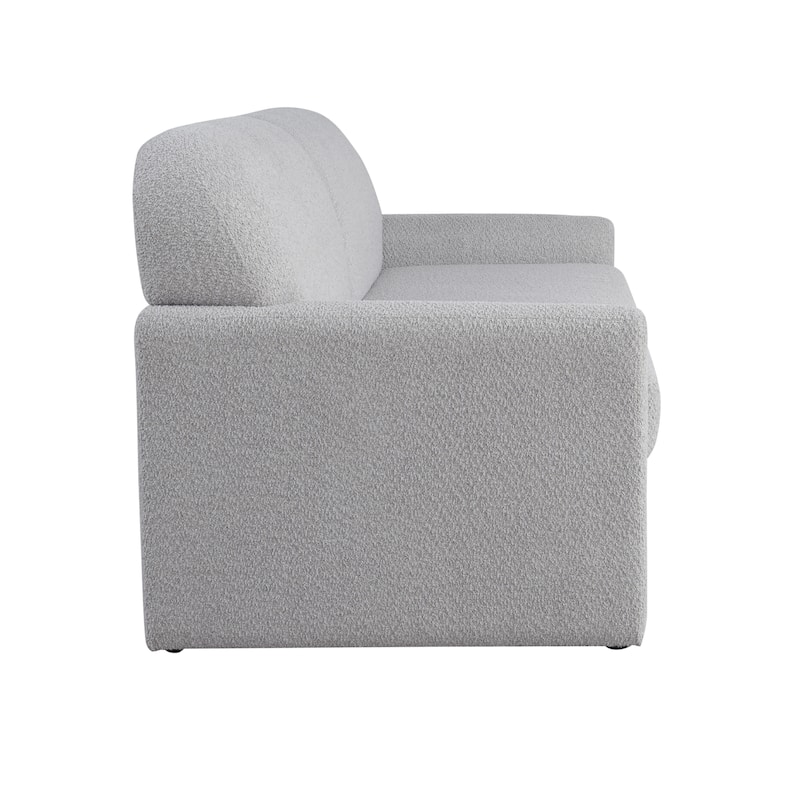 Serta Whitmore Convertible Sofa in Boucle Fabric
