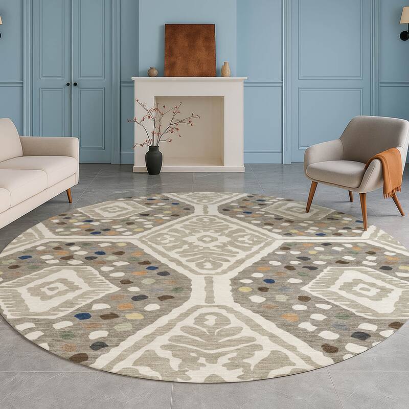 Machine Washable Indoor/ Outdoor Global Nipsey Chantille Rug
