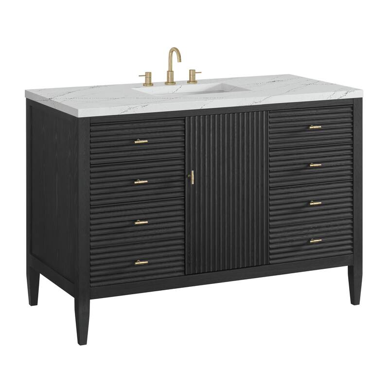 James Martin Vanities 485-V48-3ENC Myrrin 48" Single Basin Wood Vanity