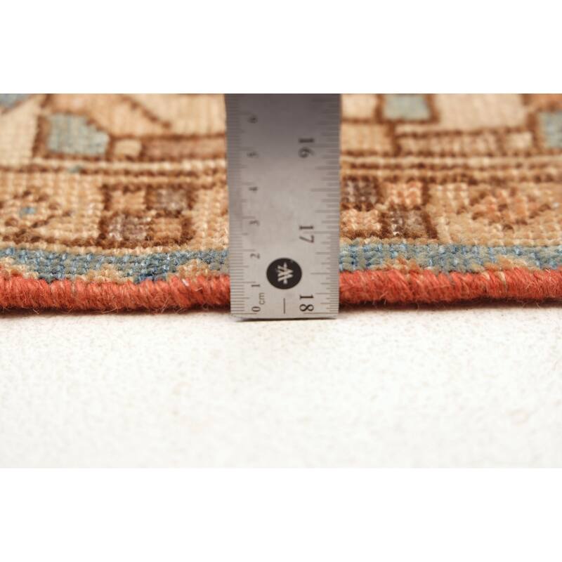 ECARPETGALLERY Hand-knotted Antalya Vintage Copper Wool Rug - 6'8 x 10'0