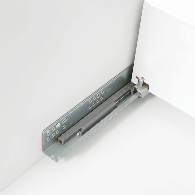 59.3" Modern Double Sink Bathroom Vanity with SMC Sinks, Solid Wood Frame, Soft-Close Doors & Drawers, Adjustable U-Shaped Shelf