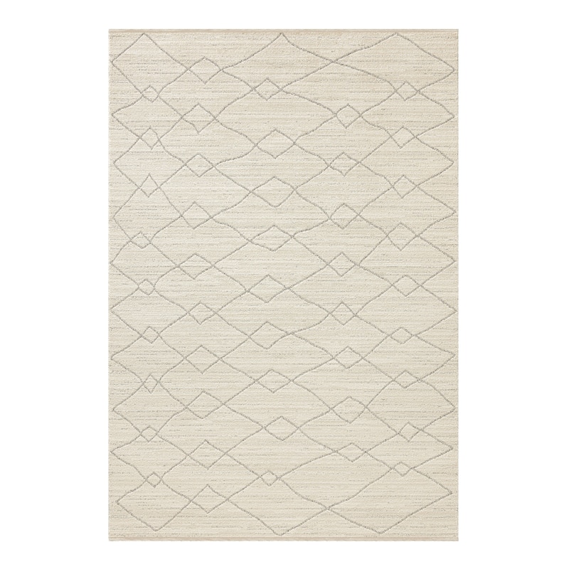 Terra by Obeetee Wilds Crosshatch Natural Rug