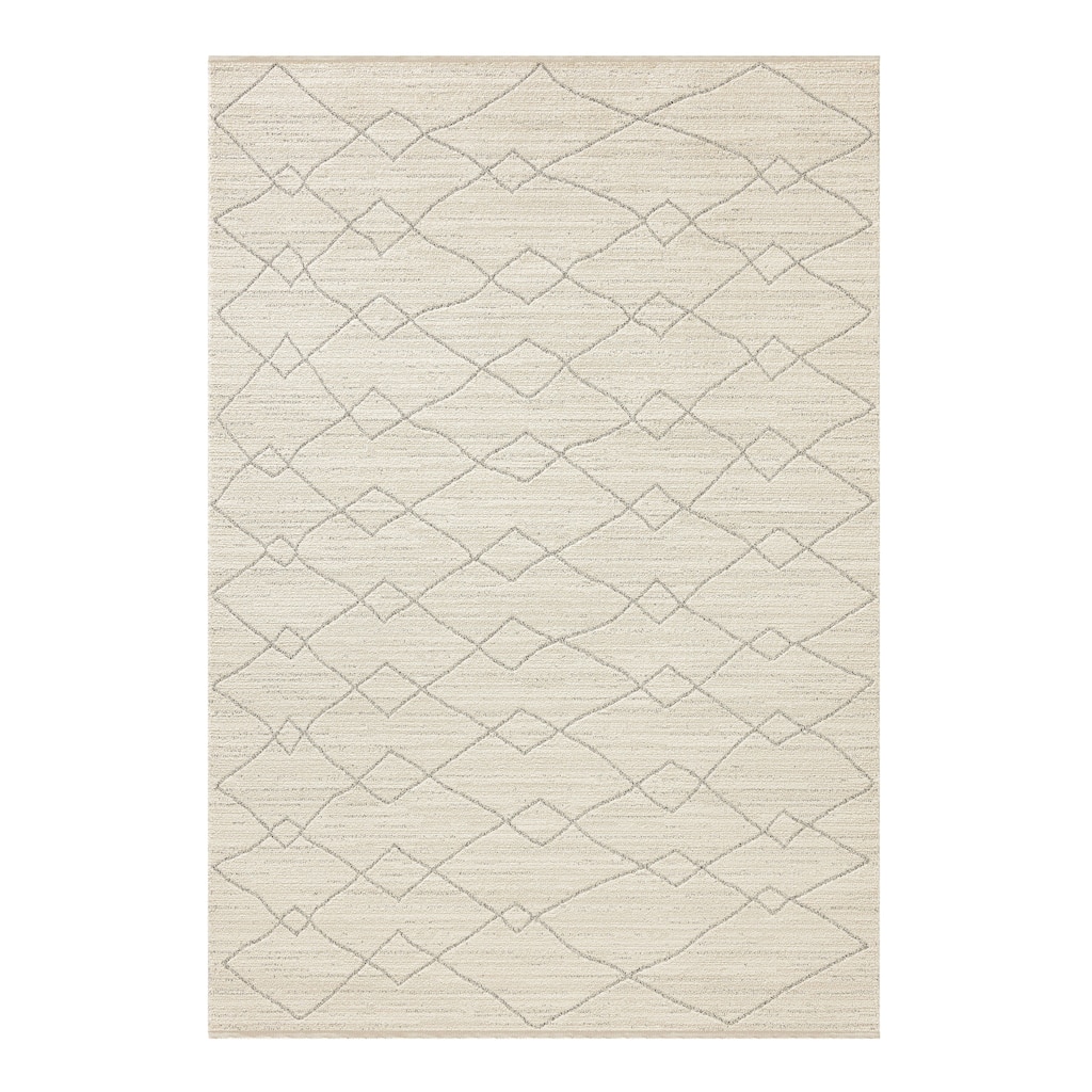 Terra by Obeetee Wilds Crosshatch Natural Rug
