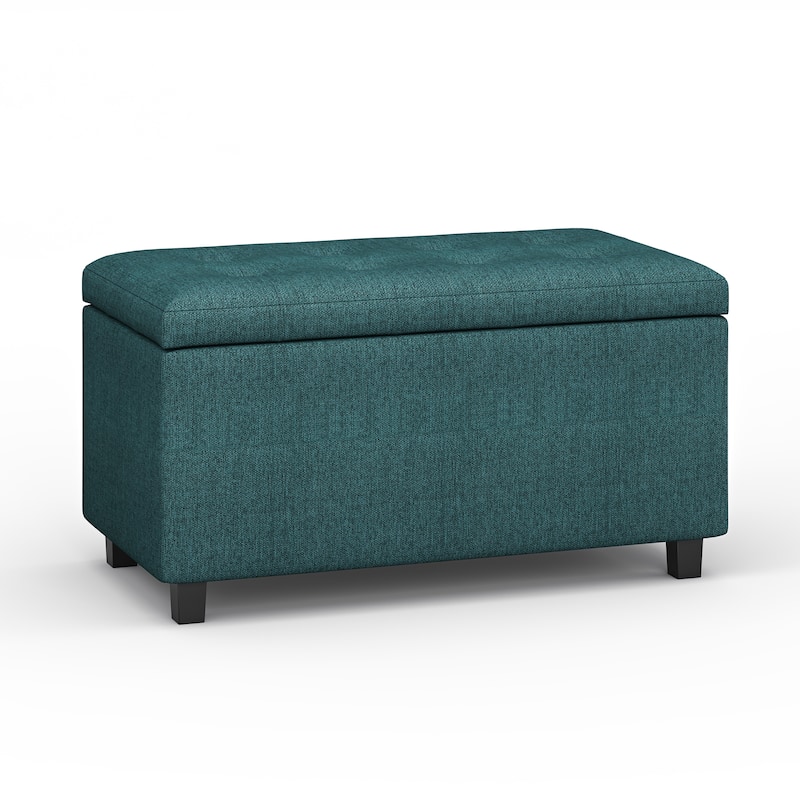WYNDENHALL Essex 34-in. Wide Rectangular Storage Ottoman