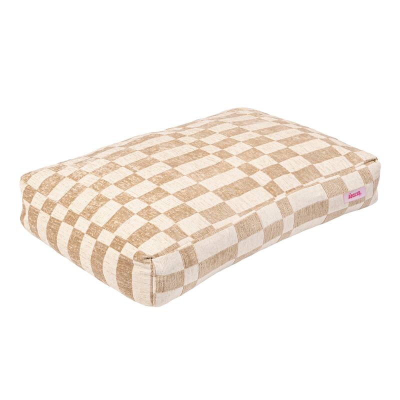 Mabel Designer Modern Ultra Soft Reversible Plush Rectangular Pet Bed with Washable Cover