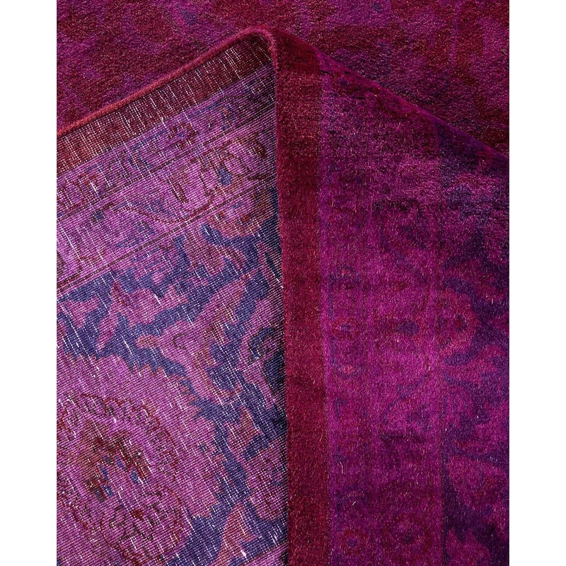 Fine Vibrance, One-of-a-Kind Hand-Knotted Area Rug - Red, 8' 2" x 10' 5" - 8' 2" x 10' 5"