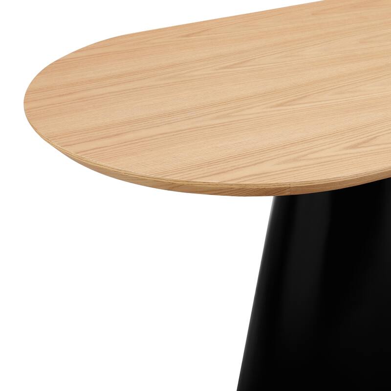 Magnus KD 63" Oval Dining Table, Light Oak