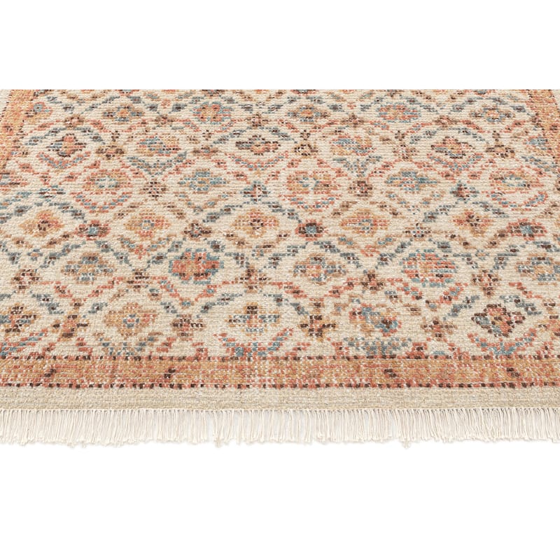 Terra by Obeetee Palace Trellis Beige Rug