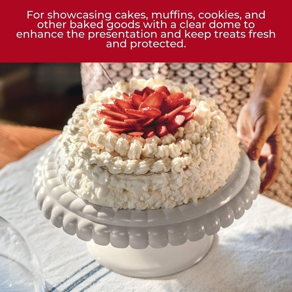 Guzzini Tiffany Cake Stand with Dome - Bed Bath & Beyond - 40841949