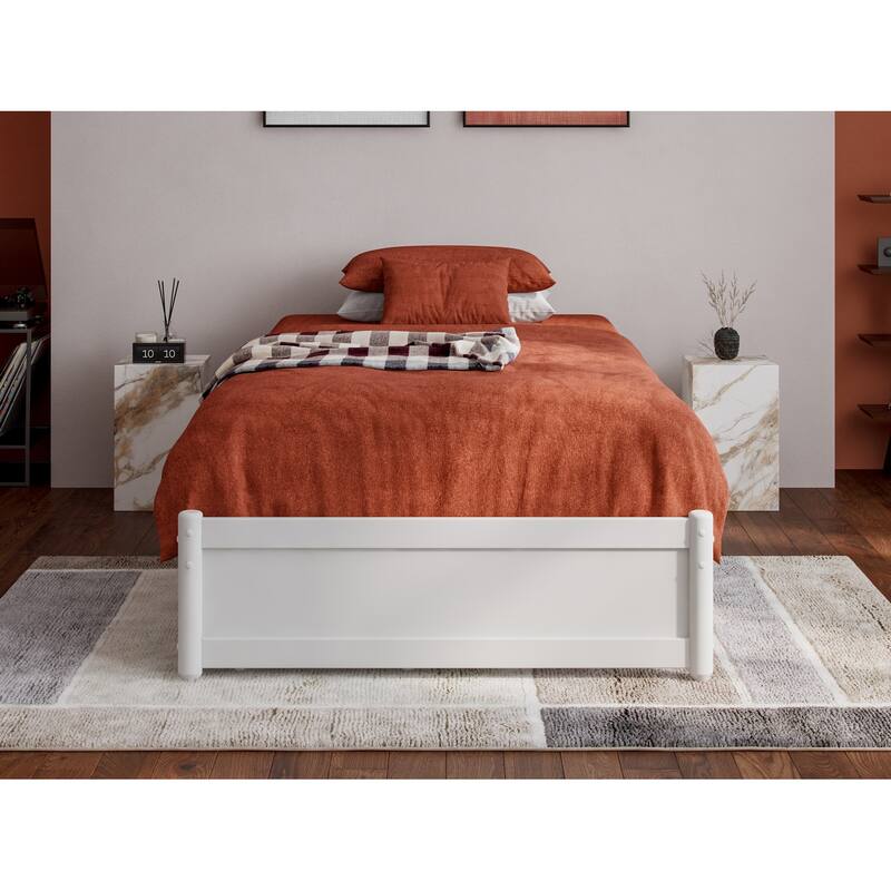 Barcelona Panel Platform Bed with Storage Drawers
