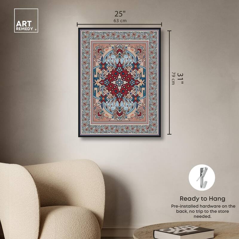 Ornamental bloom Canvas by Art Remedy