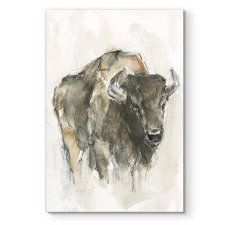 American Buffalo I -Premium Gallery Wrapped Canvas