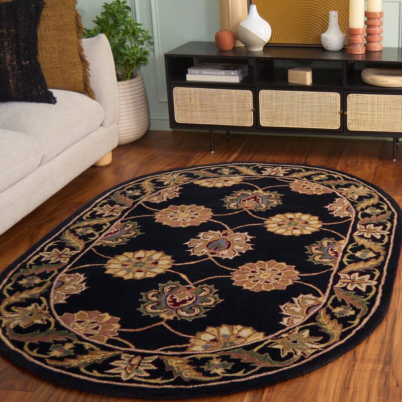 Light Traditional Rug SAFAVIEH Handmade Heritage Lehte Traditional Oriental Wool Rug ...
