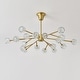 preview thumbnail 7 of 26, Modern Sputnik Chandelier Gold Glam K9 Crystal Chandelier Pendant Light