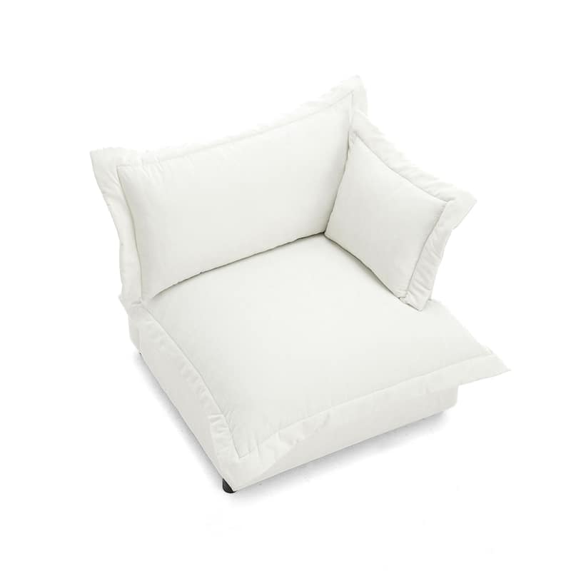 Double Layer Cushion Comfy Cloud Modular Sectional Sofa Couch Ottoman