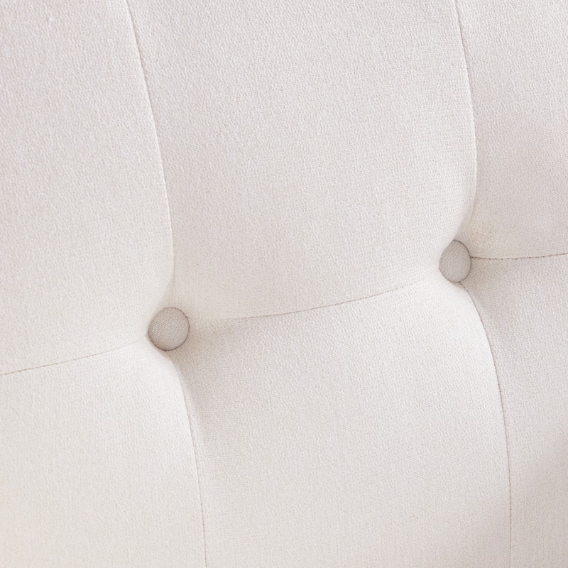 HUIMO Sofa Couch for Two People Tufted Fabric Upholstered Sofa