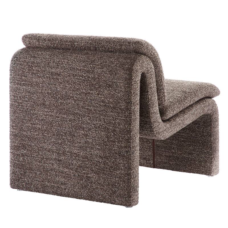 Lume Boucle Upholstered Armless Accent Chair
