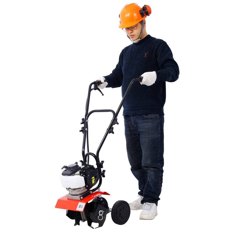 Mini Tiller Cultivator Gear Drive Transmission, Mini Cultivator with 4-Cycle Engine