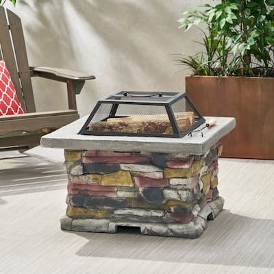 Corporal Square Fire Pit by Christopher Knight Home