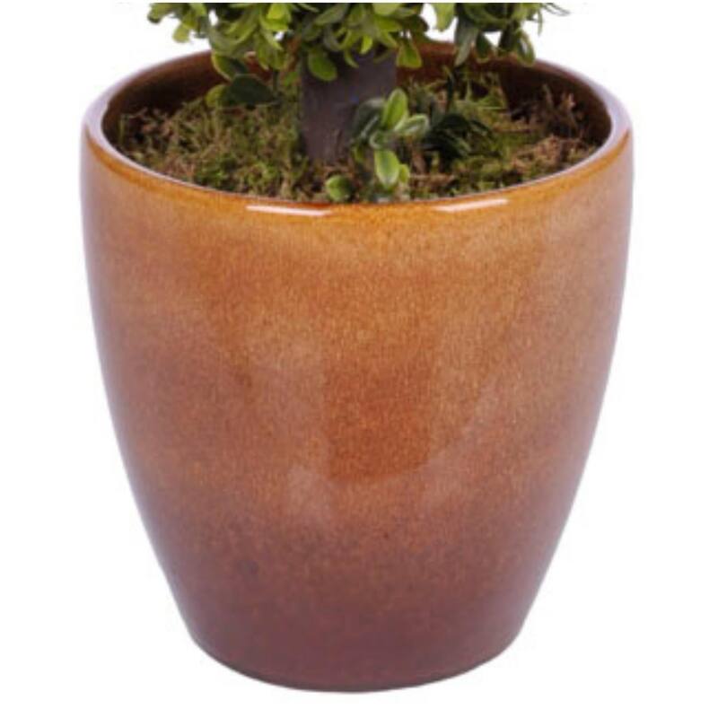 Faux 2ft Double Ball Topiary in Planter
