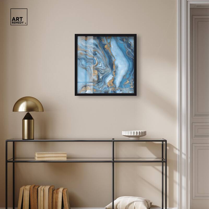 River Gold Shadowbox by Art Remedy