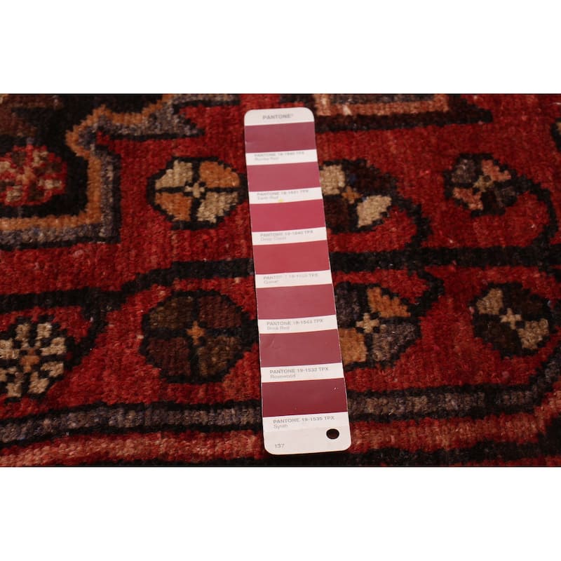 ECARPETGALLERY Hand-knotted Andelz Red Wool Rug - 3'1 x 9'7