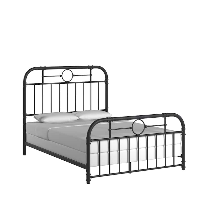 Kendal Black Metal Bed by iNSPIRE Q Classic - Queen