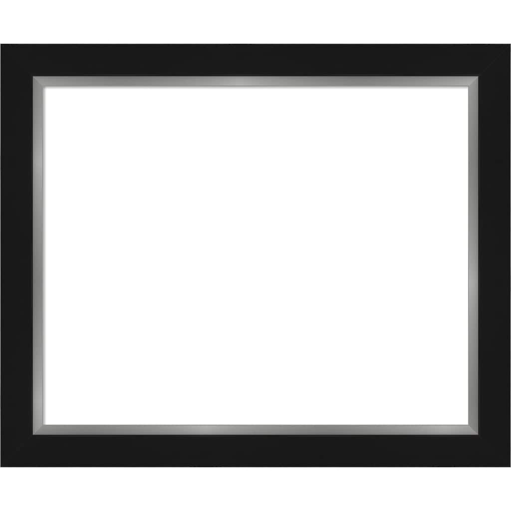 Amanti Art Eva Black Silver Framed Dry Erase Magnetic Board