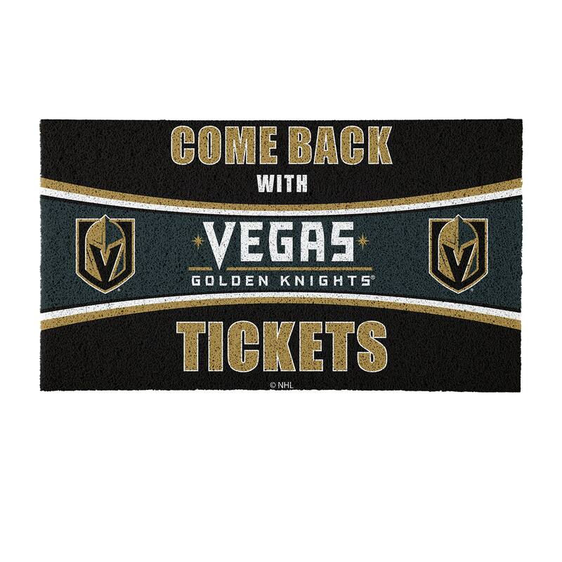 Winnipeg Jets 28 in. x 16 in. PVC "Come Back With Tickets" Trapper Door Mat