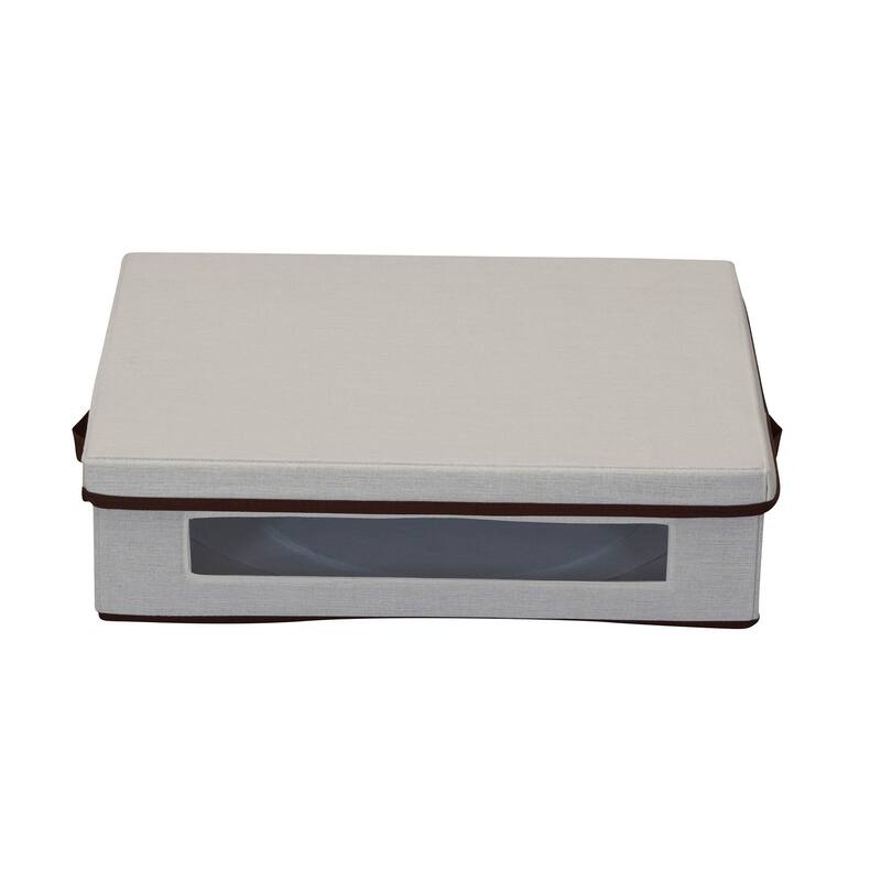 Household Essentials Platter Storage Chest - 14.5"L x 18.5"W x 5.0"H
