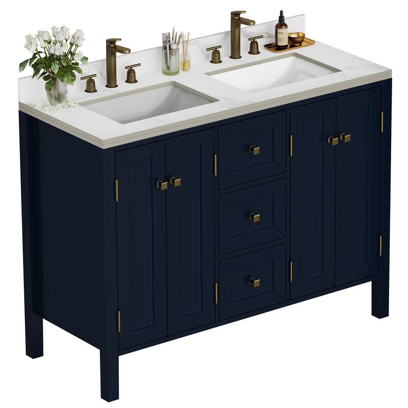 Moasis 36"/40"/ 47" Bathroom Vanity Cabinet with Sink