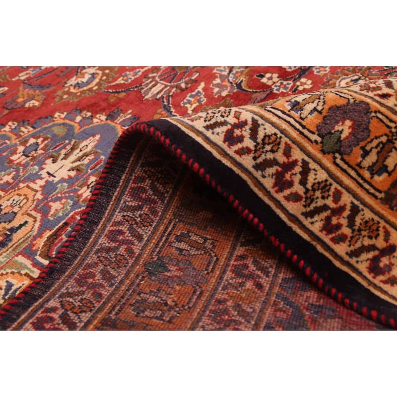 ECARPETGALLERY Hand-knotted Andelz Red Wool Rug - 4'9 x 8'2