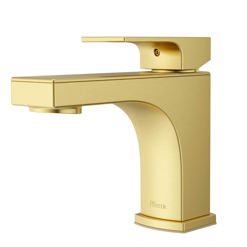 Pfister LG42-PFM0 Pfirst Modern 1.2 GPM Single Hole Bathroom Faucet - Brushed Gold
