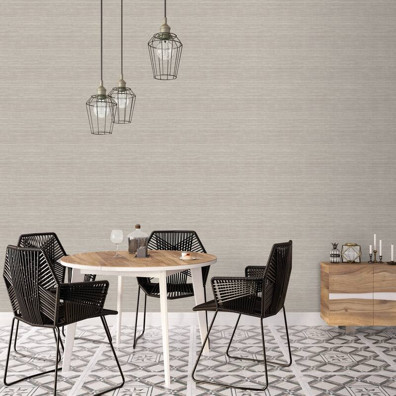 Galerie Wallcoverings Just Kitchens Grasscloth Effect Vinyl on Non-woven Matte Wallpaper Roll
